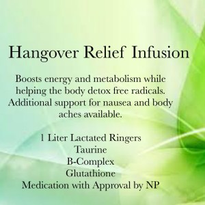 Hangover Relief Infusion
